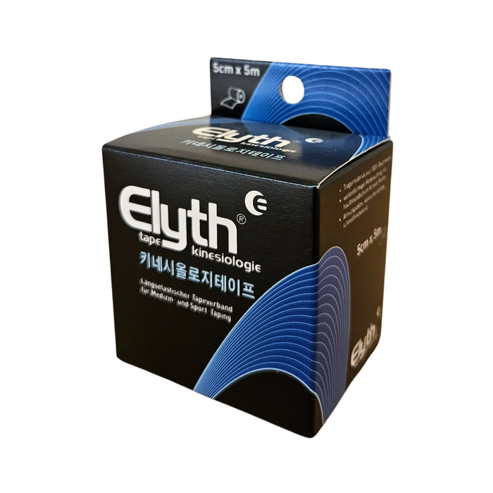 ELYTH Kinesio Tape – 2 Rollen 2.5cm x 5m Schwarz