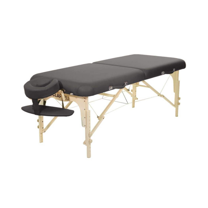 Transportable Massageliege Set Classic Pro - Therapieliege aus Holz