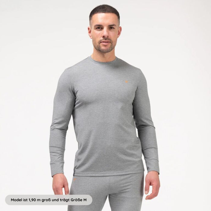 Camicia a maniche lunghe da uomo Beta melange