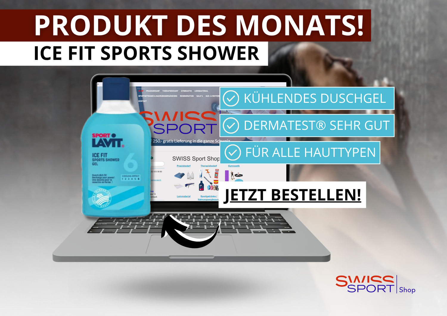 Stark kühlendes Duschgel
