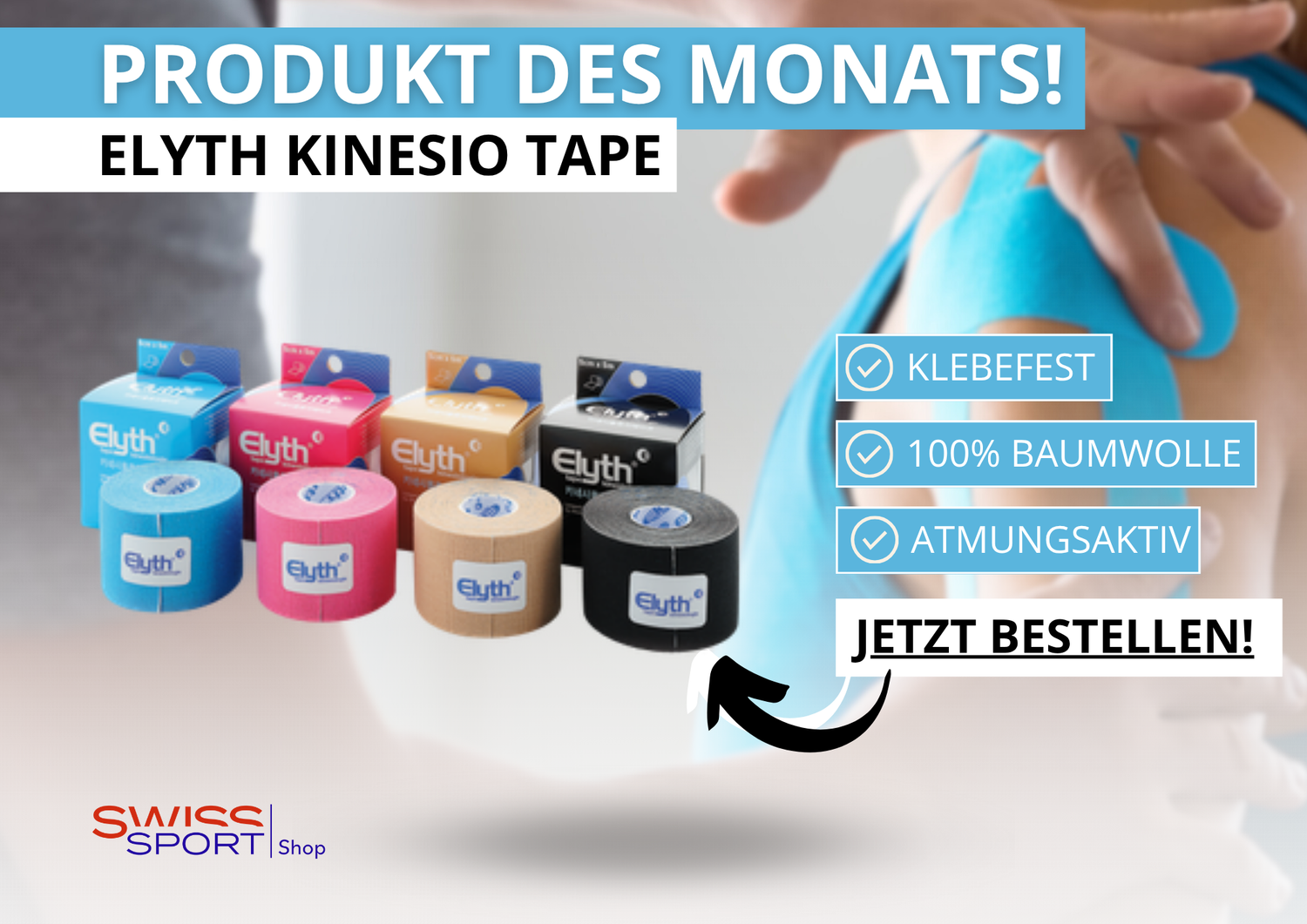 Elyth Kinesio Tape 5cm x 5m