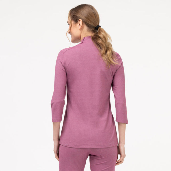 Chemise femme manches 3/4, col V Yasashi